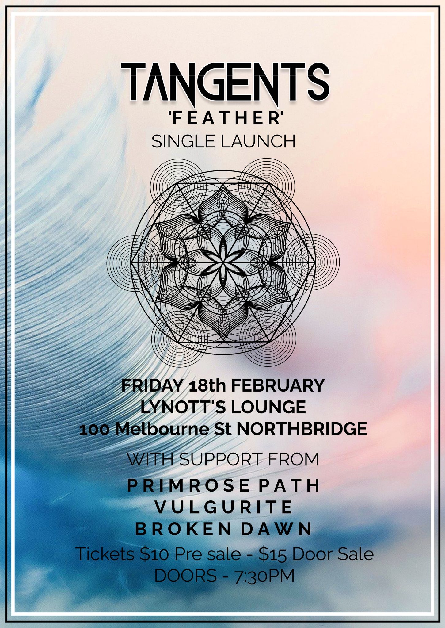Tangents 'Feather' Single Launch